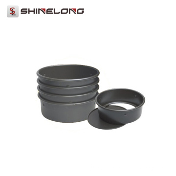 V372 Aluminium Alloy Anodized Round Loose Base Cake Pan